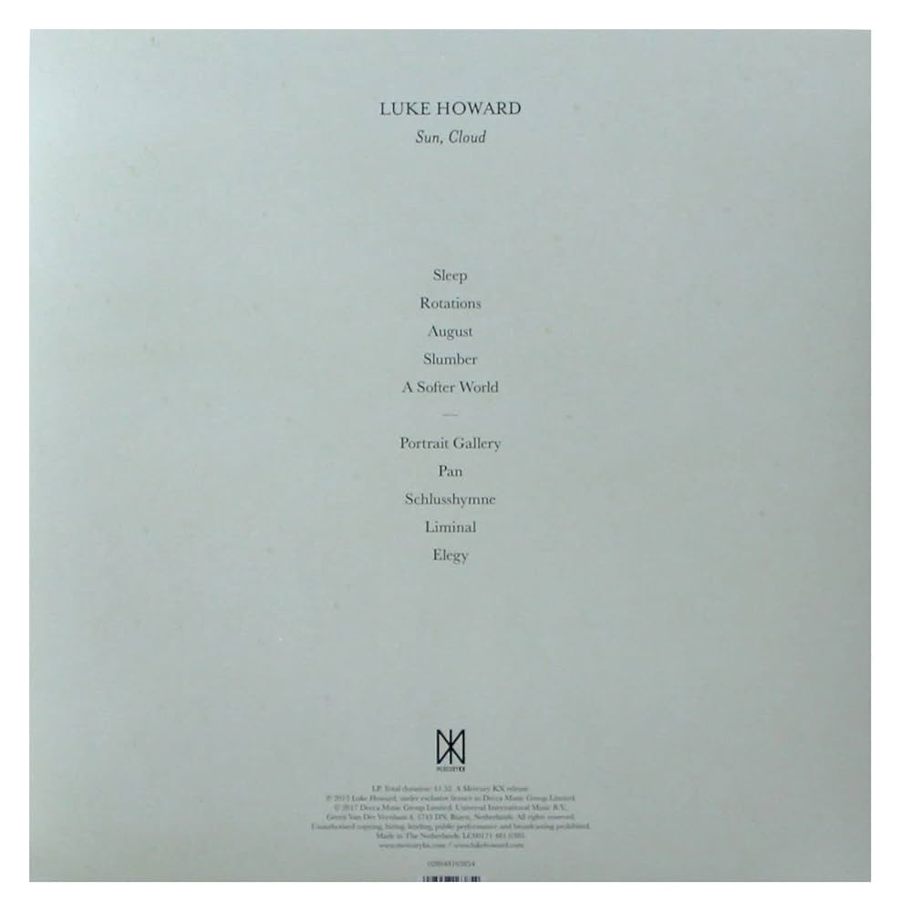 蘭LP Luke Howard Sun, Cloud 4816385 Mercury KX 未開封 /00260 Amazon.com: Sun, Cloud[LP]: CDs & Vinyl